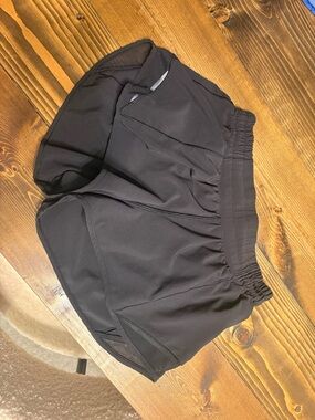 lululemon athletica Black Athletic Running Shorts